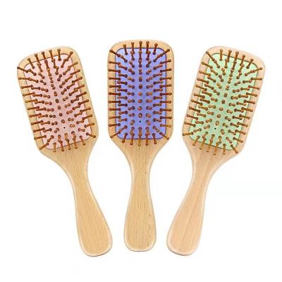 China FSC OEM ODM 100 Boars Waterproof Nylon Wood Bristle Around Duct Marked Paddle Curly Detangle Hair Brush Oval Shape Set Manufacturers Logo for sale