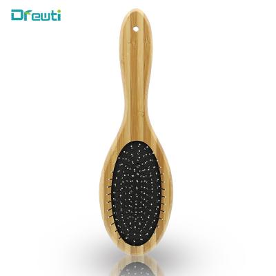 China Escova Cabelo Paddle Cushion Natural Hair Brush Supplier Cepillo Bambu Eco Scalp Massager Brush Waterproof Bamboo Hair Brush for sale