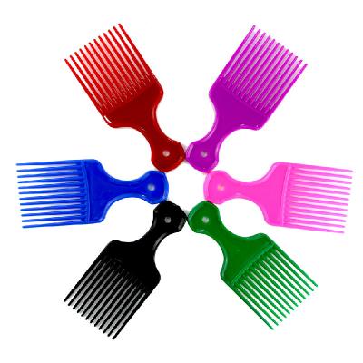 China For Home Use Fork Comb Synthetic Hair Pieces Steel Clip In Loop Metal Fork Fluffy Plastic Combs for sale