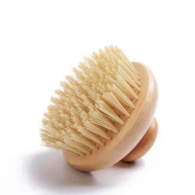 China EXFOLIATING Brushingbelt Dry Slicker Brush Bodi Facial Peeling Organic Brushing Nets and Hair Logo Set Wet Back Boar Wood for Soft Half Stroke for sale