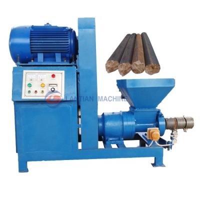 China Small screw briquetting machine Henan province operation rice extruder machine shell nut easy wood briquetting machine customization for sale