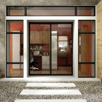 China Commercial Aluminum Folding Aluminum Window Sash Tilt And Turn Window Screen Arc Window for sale