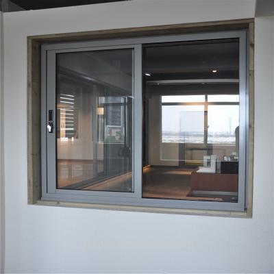 China Analog Aluminum Window Screen Thermal Break Casement Aluminum Window Folding Aluminum Window for sale