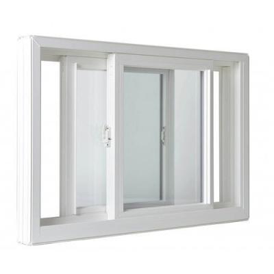 China Single folding windows and screen cheap price pane sliding windows pvc screen sliding upvc window and door for sale