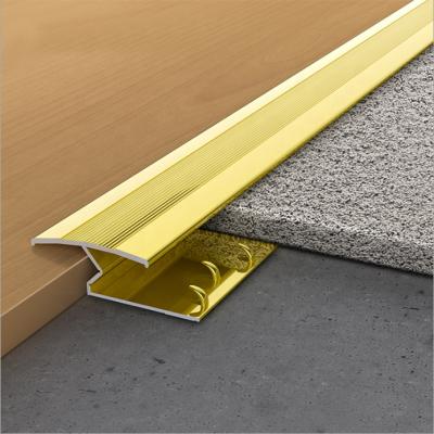 China High Corrosion Resistance Aluminum Carpet Edge Trim Metal Edge Floor Edge Trim for sale