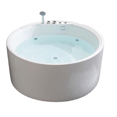 China Free Round Bathtub Acrylic Massage Bathtub for sale