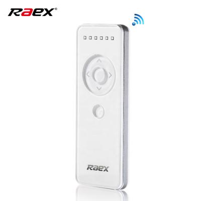 China Raex CLASSIC double channels hand remote control can control all series motor curtain poles, tracks and plastic accessories giveaways red for sale