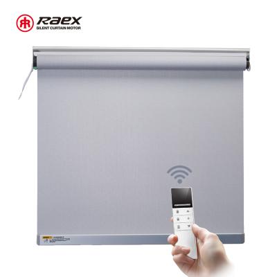 China CLASSIC Motor Motorized Diy 24v Wifi Outdoor Battery Powered Automated Smart Roller Blinds for sale