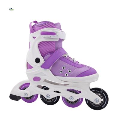 China Mesh brand slalom high quality freestyle wheel integrated skates for inline club roller skate with detachable inner boots for sale