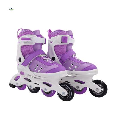 China Professional Mesh Pu Wheel Inline Skate Shoe Adults Slalom Women Roller For Skates for sale