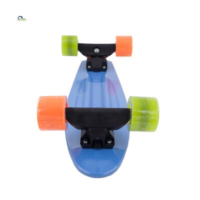 China Customizable Youth Parts Color Material Skateboard Long Wheel Plate for sale