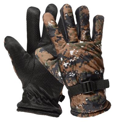 China Durable Men's Winter Riding Motorcycle Camouflage Gloves Winter Warmth Thickened Cotton Recycling Cold Gloves for sale