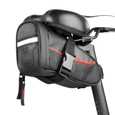 China Durable Manufacturer Directly Amazon Hot Sale Cycling Under Seat Pack Repair Tool Kit Bike Saddle Bag Bicycle Bags for sale