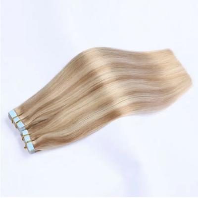 China Fast Shipping Top Quality Silky Straight Wave Tape In Hair Extension for sale