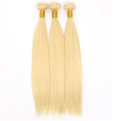 China Wholesale Seller Good Quality Silky Straight Wave Blonde 613 Virgin Hair Bundles for sale