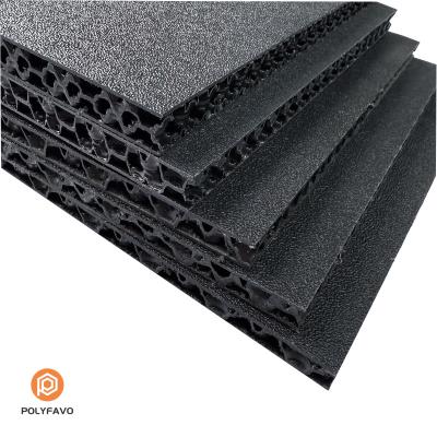China 12mm PP Honeycomb Flight Case Panel Heave Matte Plastic Honeycomb Sheet for sale