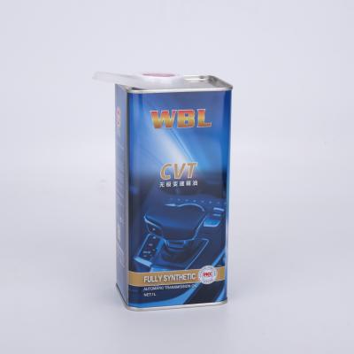 China Tin Can Manufacturer Antirust Tin Can For Engine Oil / .1 Liter Square Lubricant / Engine Oil for sale