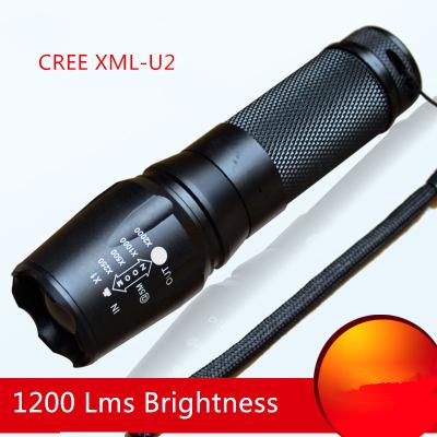 China Zoom AAA/18650 or 26650 Recharging Multifunctional Powered CREE XML-L2 1200Lms Led Torch for sale