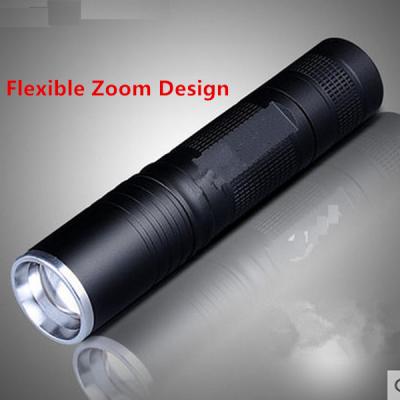 China 5W High Power Outdoor Waterproof MINI Flexible Zoom LED Flashlight for Cycling,Fishing,Hiking LED Torch for sale