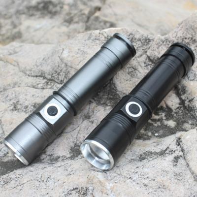 China 5W MINI Portable LED Flashlight Super Bright CREE Q5 Small Compact Zoom LED Light Lanterna 3 Mode Rechargeable Camp Lamp for sale