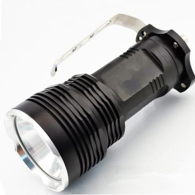 China 4*18650 Rechargeable Battery Power 5000Lumens Portable LED Spotlight 5*CREE XML T6 Cores with Stainless Steel Handlebar for sale