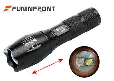 China CREE T6 White Light and 395NM Black Light LED UV Flashlight Adjustable Focus for sale