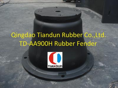 China Fixed Rubber Dock Fenders Conical Body Shape 900H PIANC2002 for sale