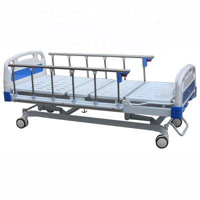 China Plastic Medical Equipment Clinic Use Hospital Bed 3 Crank CE ISO for sale