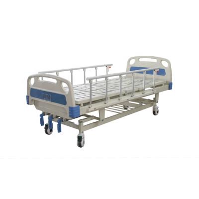 China Plastic Medical Equipment Used In Hospital 3 Cranks Manual Patient Bed for sale