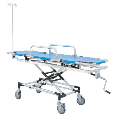 China Modern Folding Ambulance Stretcher Emergency Rescue Trolley Bed With Wheels Patient Transport Stretcher Emergency for sale