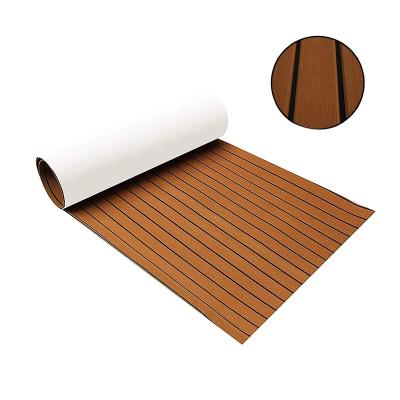 China Waterproof EVA Synthetic Teak Boat Decking Sea Deck Floor Motorhome Decking for sale