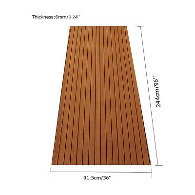 China 2022 Factory Price Waterproof EVA Synthetic Teak Boat Decking Sea Deck Flooring for sale