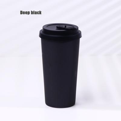 China Sustainable Hot Sale Reusable 16oz Coffee Mug With Lid for sale