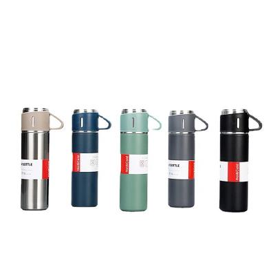 China 2021 New Customized PORTABLE 304 Stainless Steel Vacuum Thermos Set Gift Box for sale