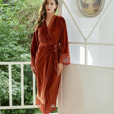 China QUICK DRY Long Choir Maxi Dresses Velvet Maxi Dresses With Lace Hotel Maxi Dress Wholesale for sale