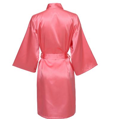 China QUICK DRY nightgown for women satin long robes plus size women's long sleepwear allure bridesmaid robes for sale