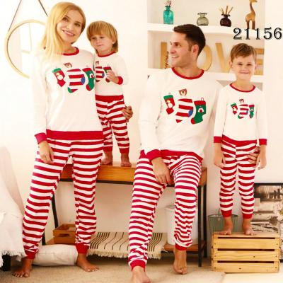 China Family QUICK DRY Pajamas Set Adult Christmas Wear Pajamas Rayon Cotton Pajamas Pajamas Suit For Christmas for sale