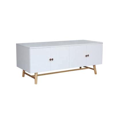 China Modern High Gloss White TV Stand Modern Furniture Living Room for sale