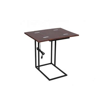 China Convertible Home Furniture Table End And Side Tea Table With CE Certification USB for sale