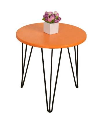 China Modern Convertible Metal Wire Nesting Side Coffee Table With Painting For Living Room for sale