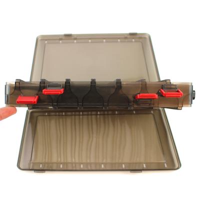 China Plastic Fishing Tackle Box Lure Color Gun Handle Bait Hook Box Double Sided Wooden Box So-Easy Universal Shrimp for sale