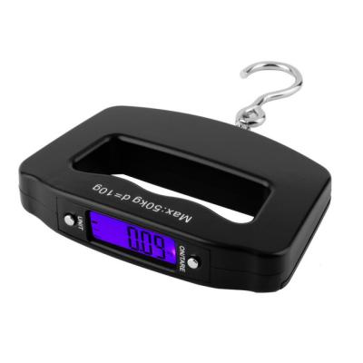 China Luggage Scale So-Easy Hanging Scales Handheld Weigher Weighing 50kg/10g Digital LCD Fishing Scale 12.3*8.3*7.5cm for sale