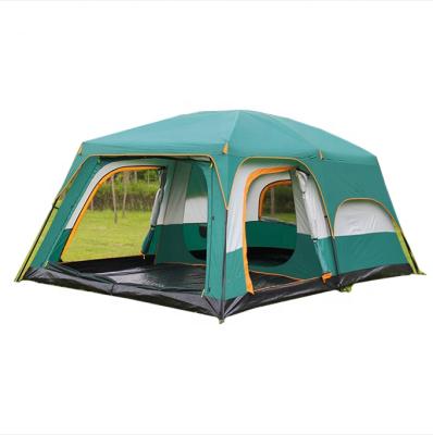 China Camouflage/Field Game So-Easy People 8-12 People 8-12 Carpa Automatic Outdoor Camping Large Rainproof Thicken Double Layers Aluminum Outdoor Pole Tent Tenda for sale