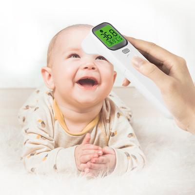 China Touchless Thermometer Smart Digital Ear Forehead Non-contact Infrared Thermometer For Baby Adults LCD Screen for sale