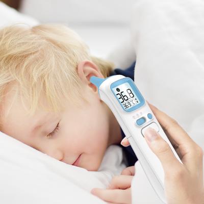 China Non-contact Forehead Non-contact Infrared Thermometer Digital Ear Temperature Measurement Device for Baby and Adults for sale