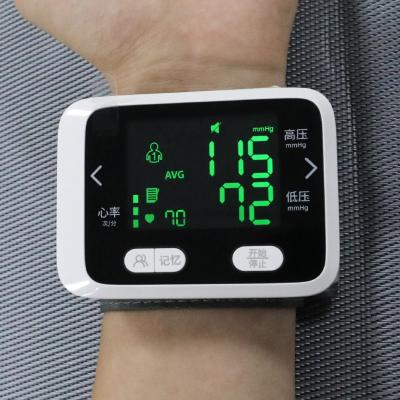 China Portable Automatic Arterial Tensiometro de muneca de meter monitor de pressao de pulso blood machine wrist blood pressure monitor blood pressure measurement for sale