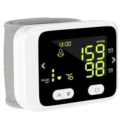 China Lightweight Portable Wrist Blood Pressure Monitor Blood Pressure Cuff Boiling Point Machine Blood Meter Measurement Sphygmomanoma Tensiometro de muneca for sale