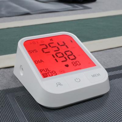 China Portable Blood Pressure Monitor Sphygmomanometer Automatic Arm Blood Pressure Boiling Point Heart Monitor Electric Hypertension Measurement for sale