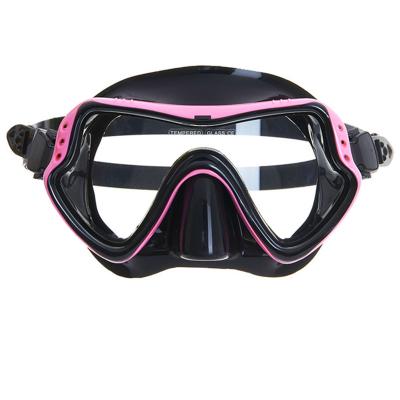 China Universal Air Intake Mask Swimming Sporting Goods Snorkeling Dry Anti Fog Diving Goggles Adults for sale