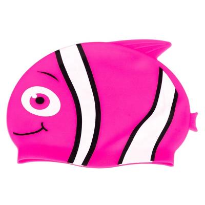 China Professional Universal Children's Swimming Cap Silicone Shark Hat Student Men And Waterproof Swimming Cap M Snorkeling Women's Long Hair for sale